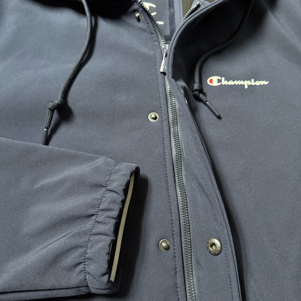 NWT Champion Hooded Jacket Performance Water Wind Resistant Mens Small $178 MSRP - Picture 9 of 14